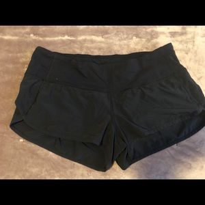 Lululemon running shorts, midrise.